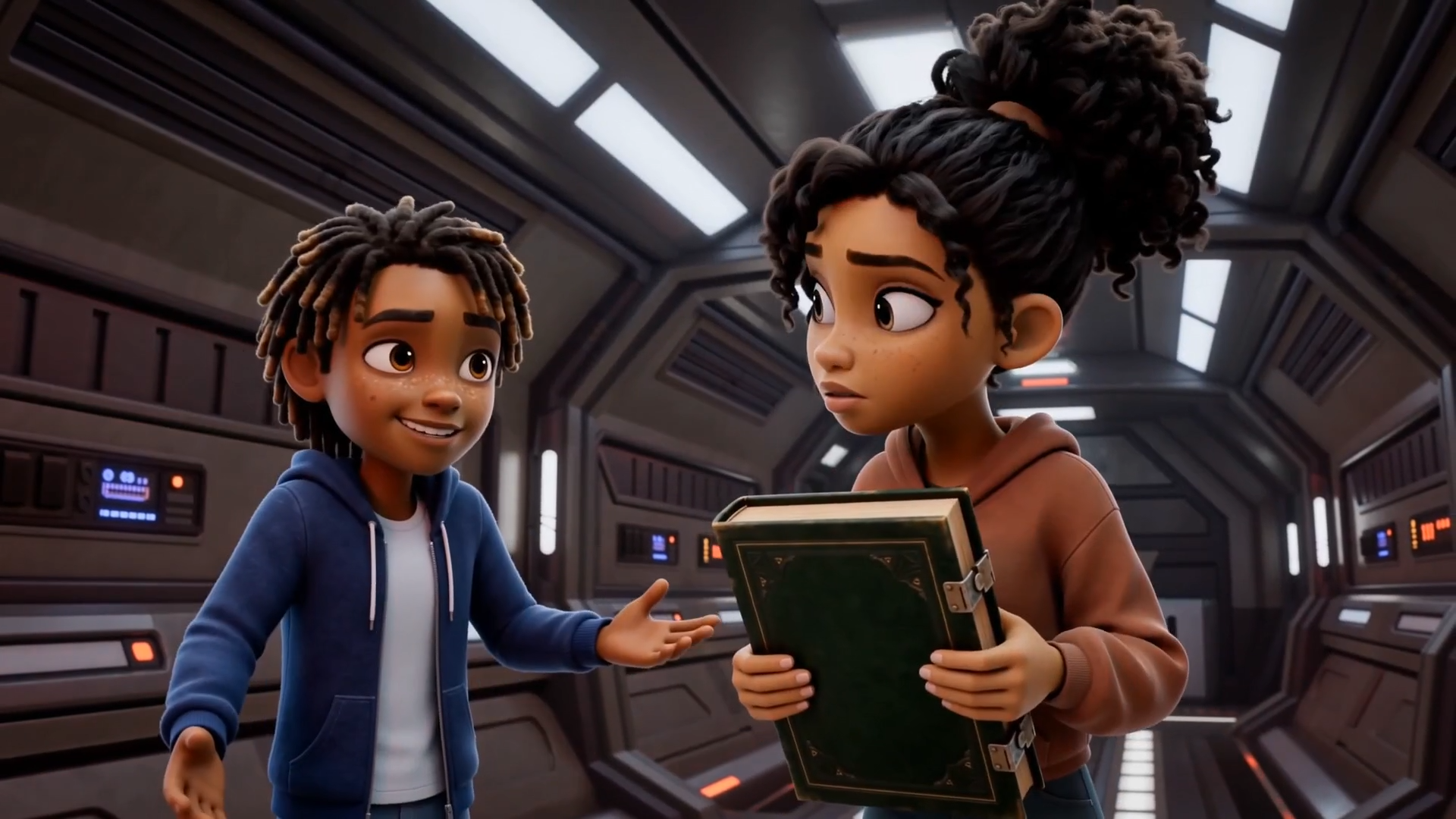 A scene inside The Numerators story-driven world